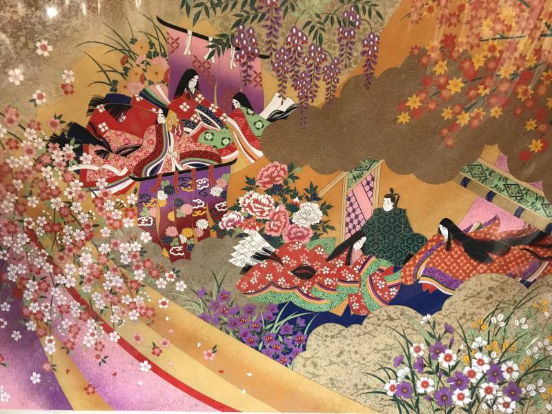 Affiches japonaises de Kyoto , fabrication selon la méthode de l'estampe traditionnelle dans des ateliers (100 cm/66cm) 1